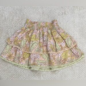 Missie Munster Tropical Floral Print Skirt Size 8